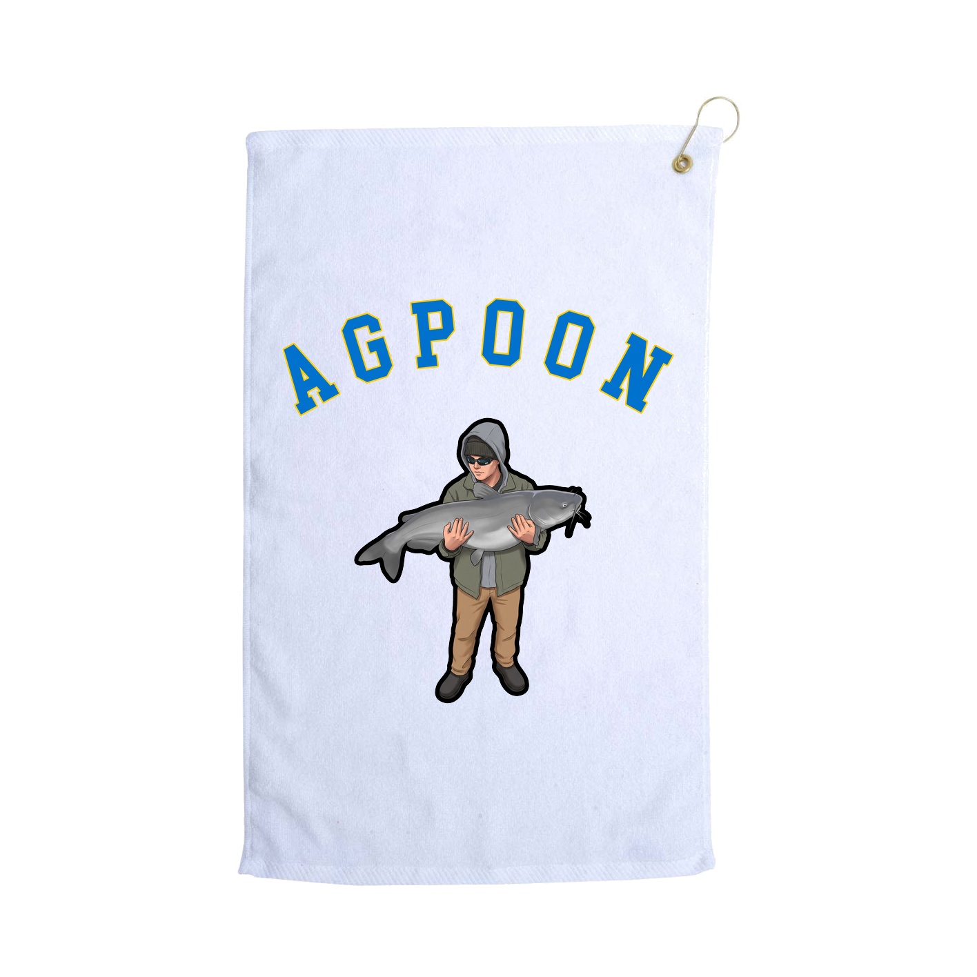 Golf Towel — Shirsey Arch in White