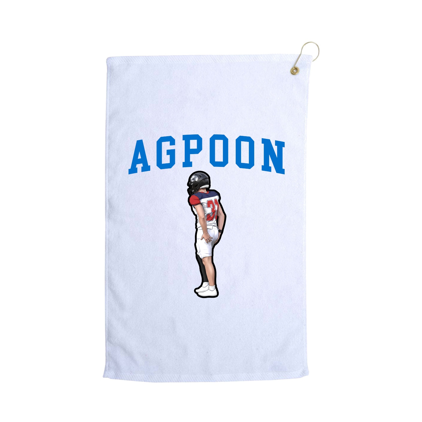 Golf Towel — Shirsey in White