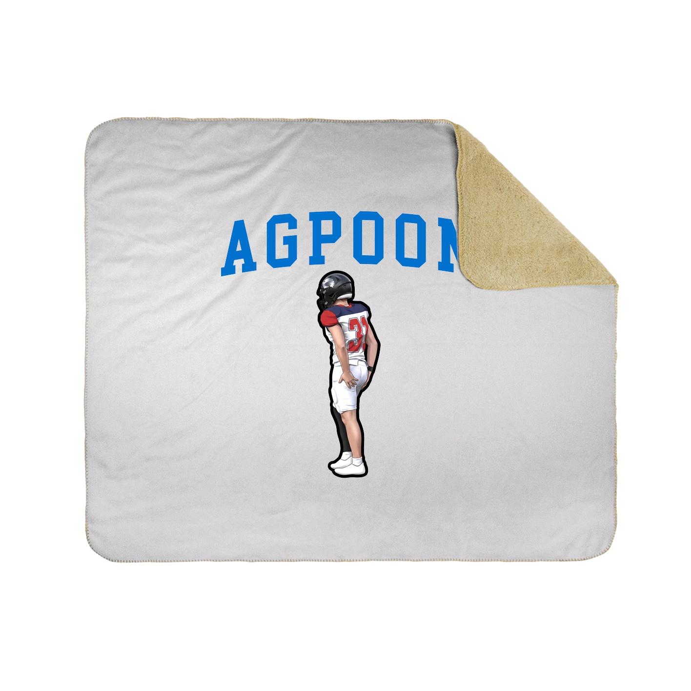 50x60 Sherpa Lined Throw Blanket