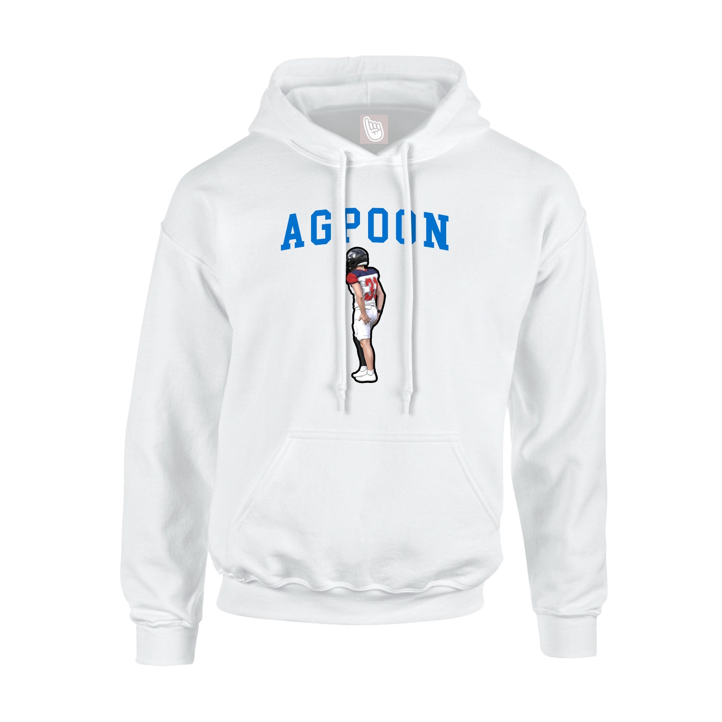 Youth Hoodie — Shirsey in White