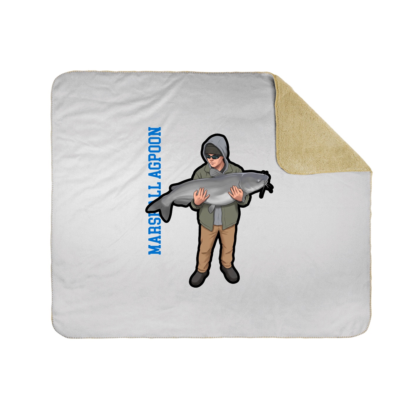 50x60 Sherpa Lined Throw Blanket