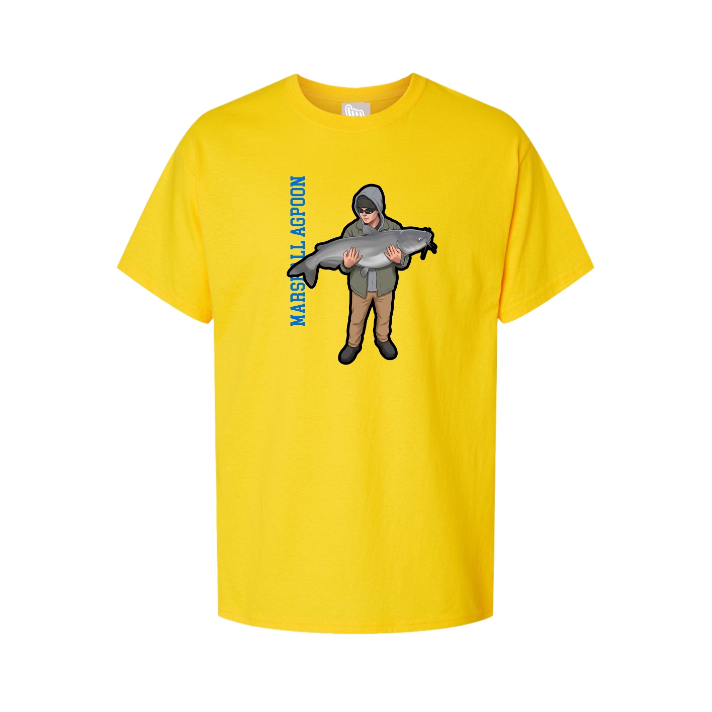 Tee — Name Vertical in Gold