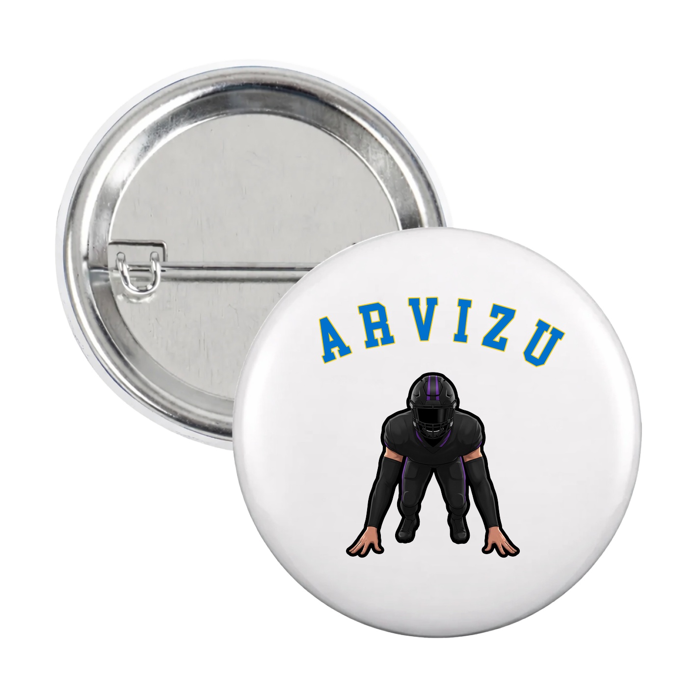 Game Day Button — Shirsey Arch in White