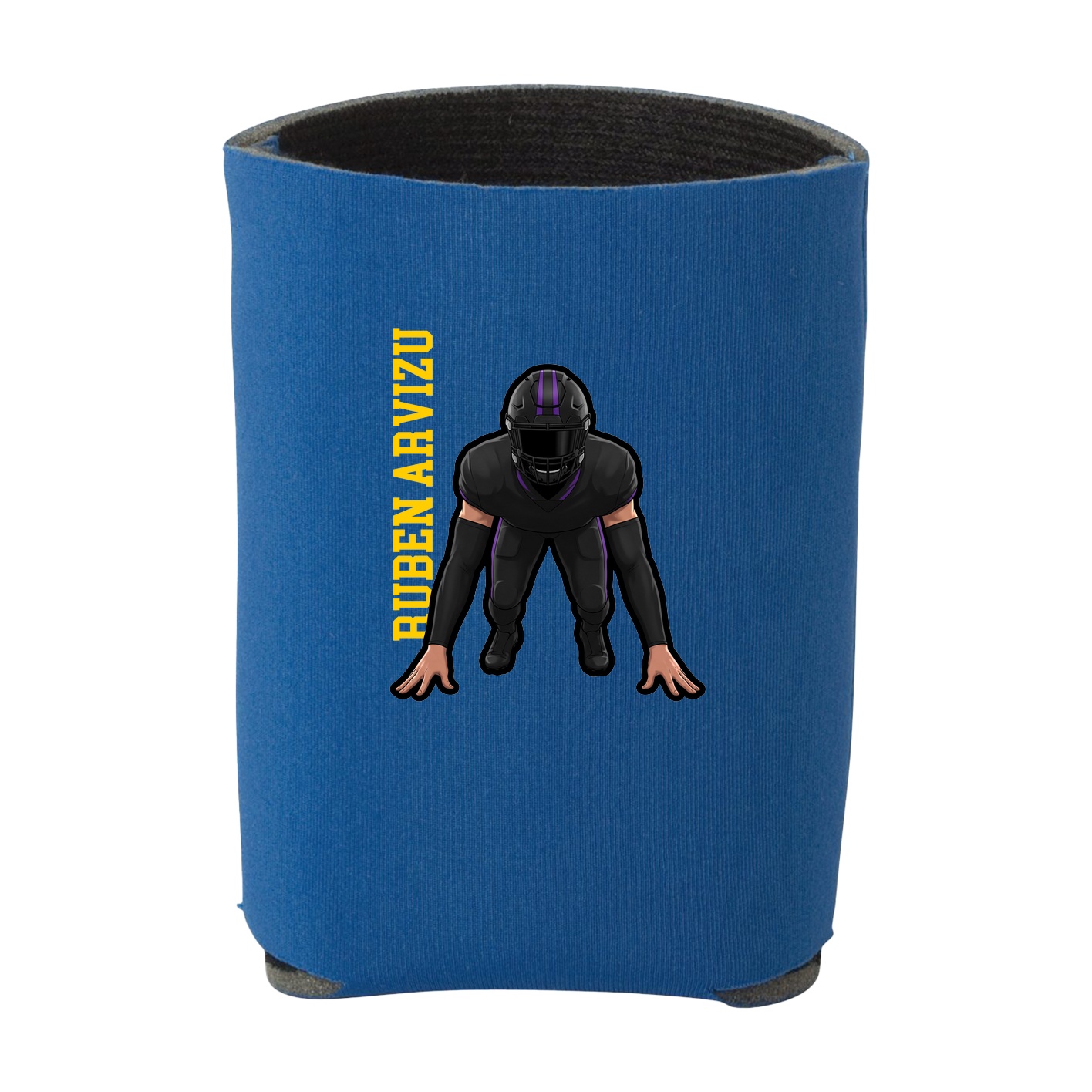 Can Holder — Name Vertical in Royal