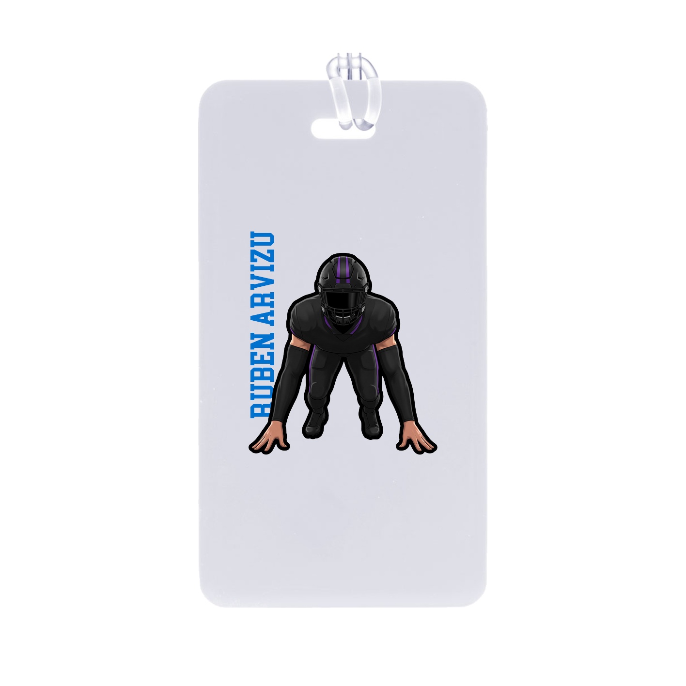 Bag Tag — Name Vertical in Classic