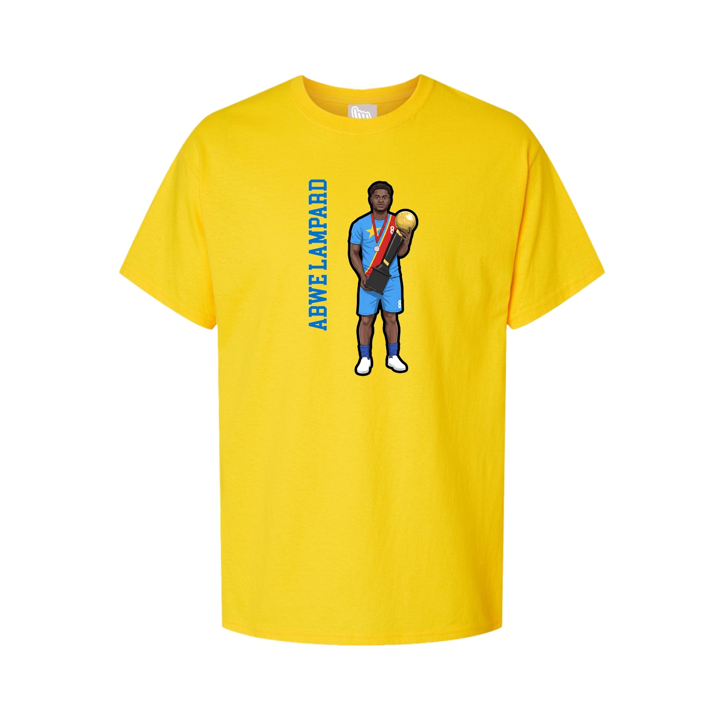 Tee — Name Vertical in Gold