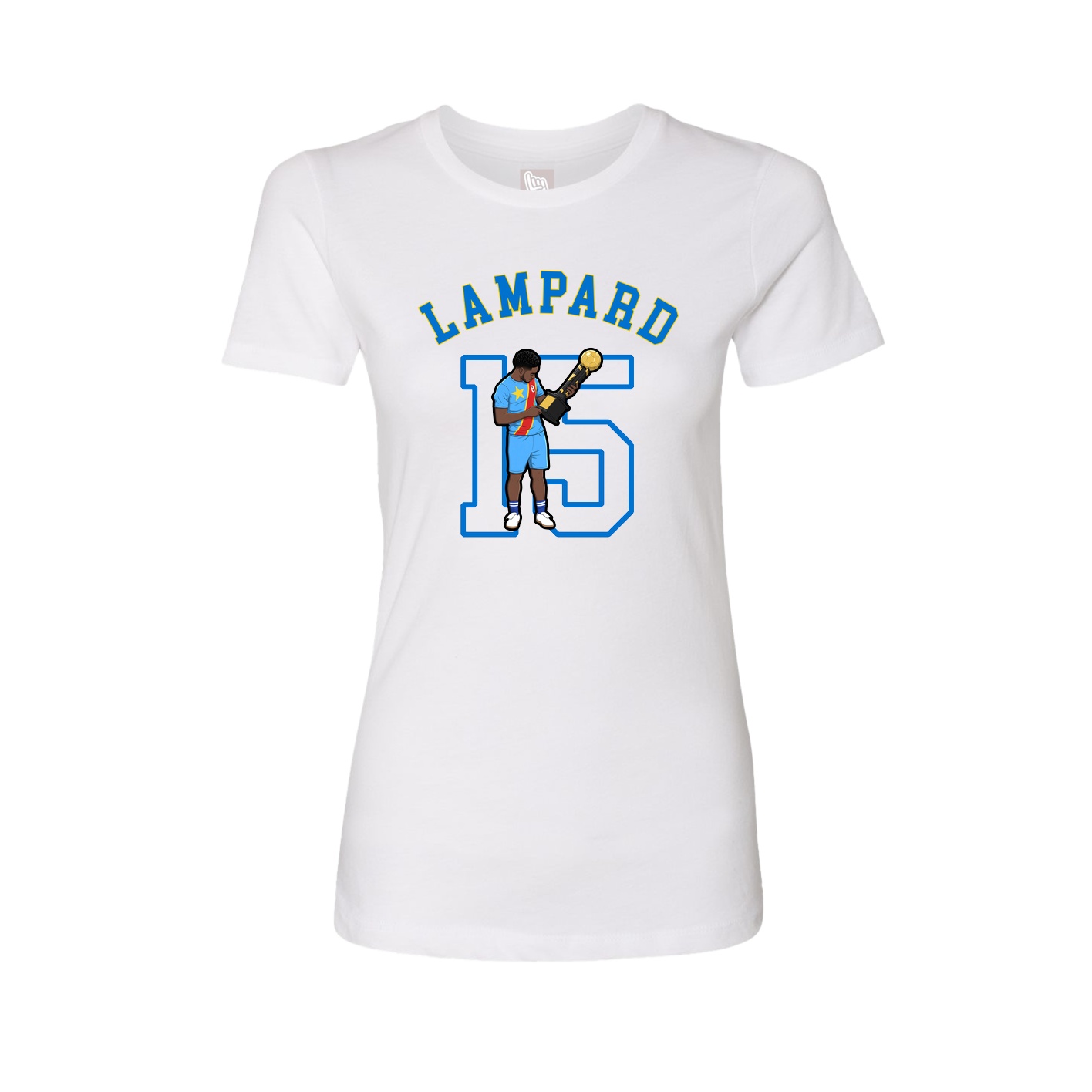 Fitted Women's Tee — Shirsey Arch in White
