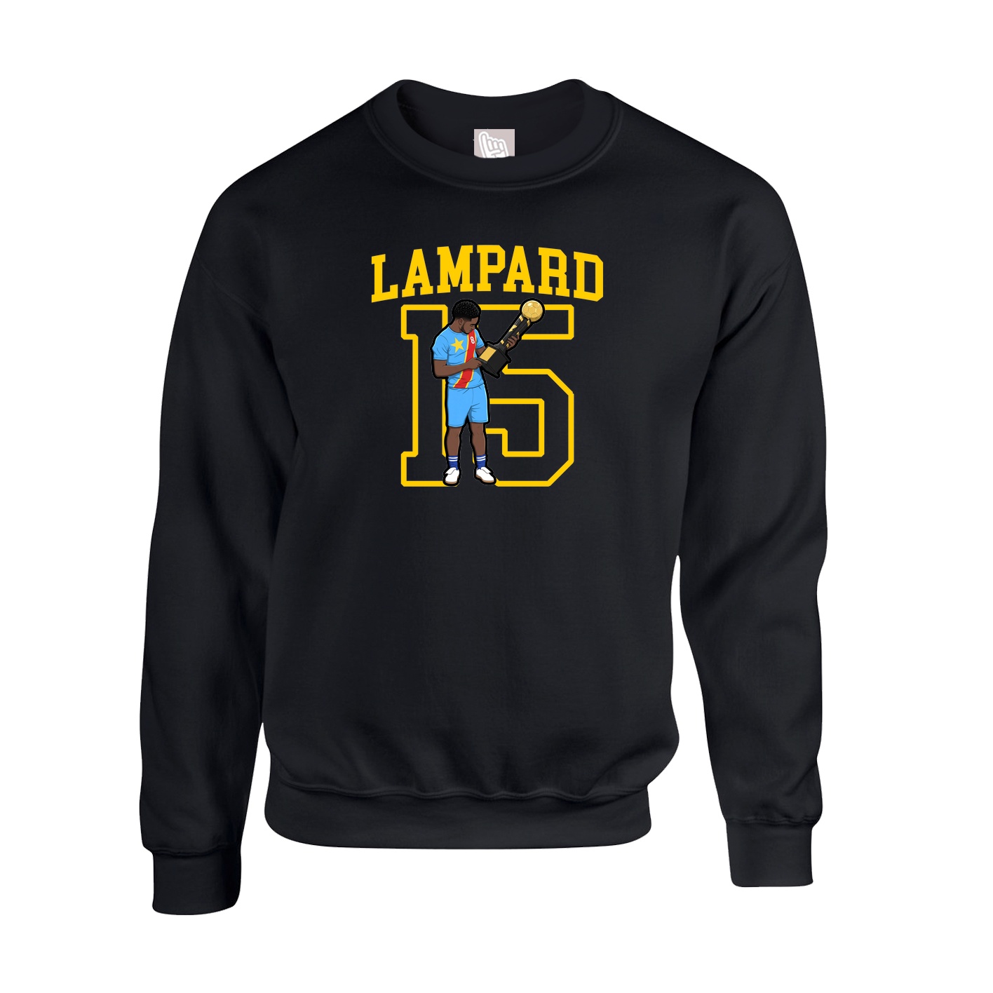 Fleece Crew — Shirsey in Black
