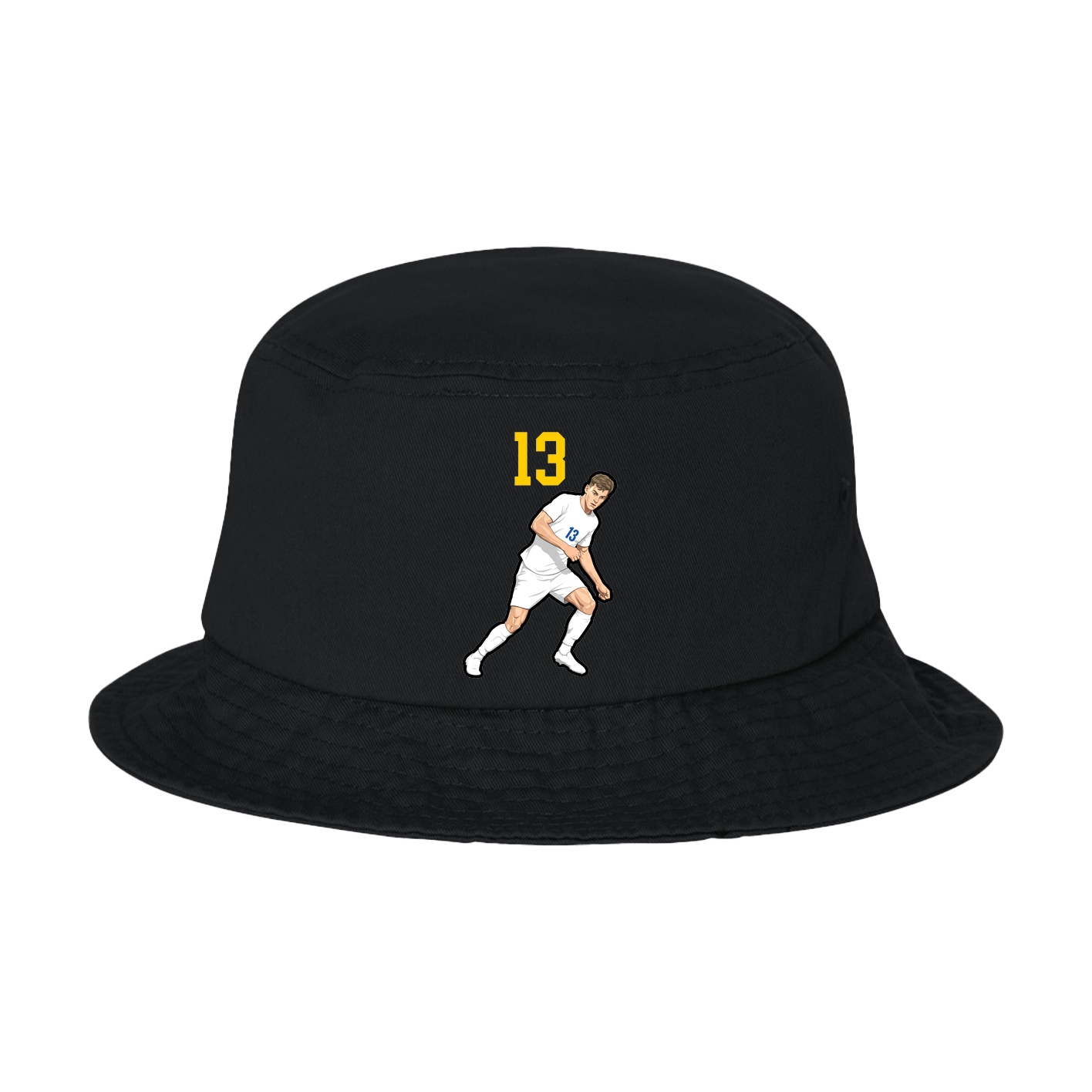 Bucket Cap — Number Top in Black