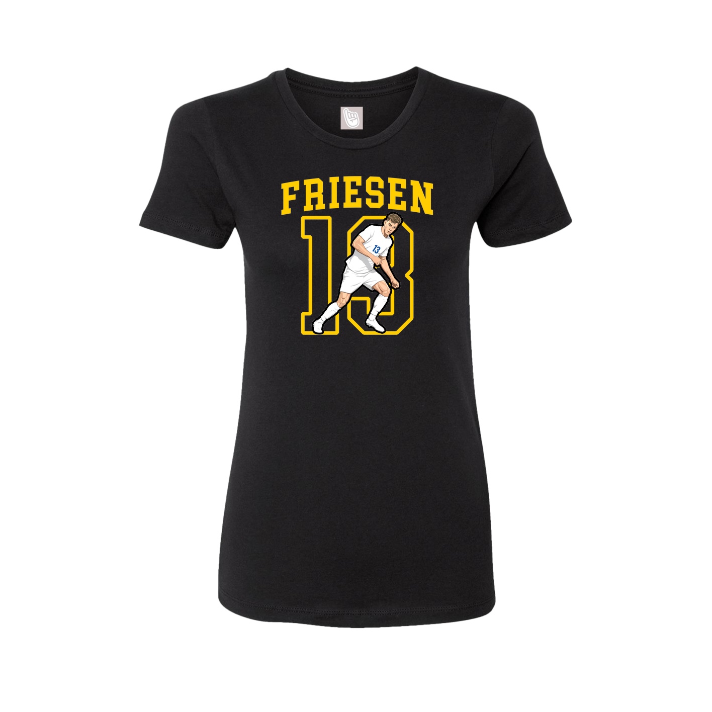Fitted Women's Tee — Shirsey in Black