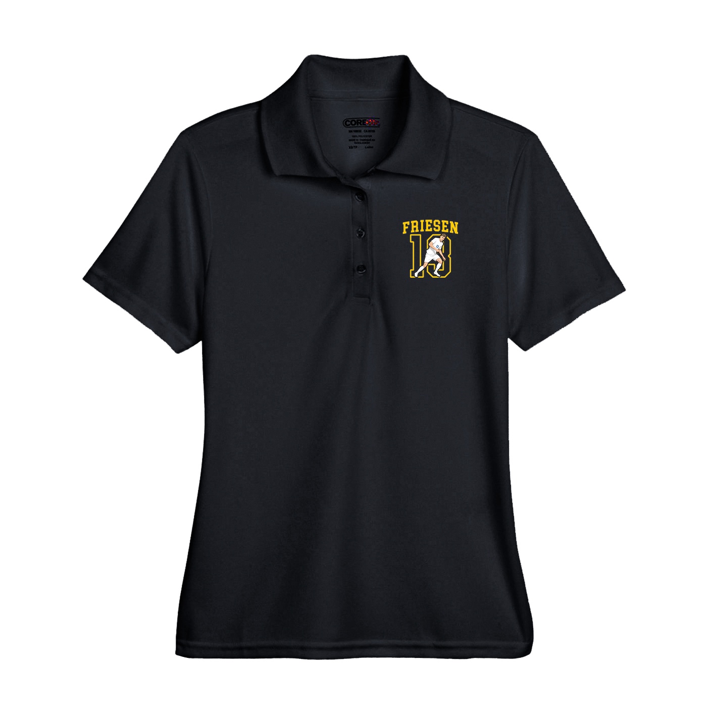 Performance Polo — Shirsey in Black