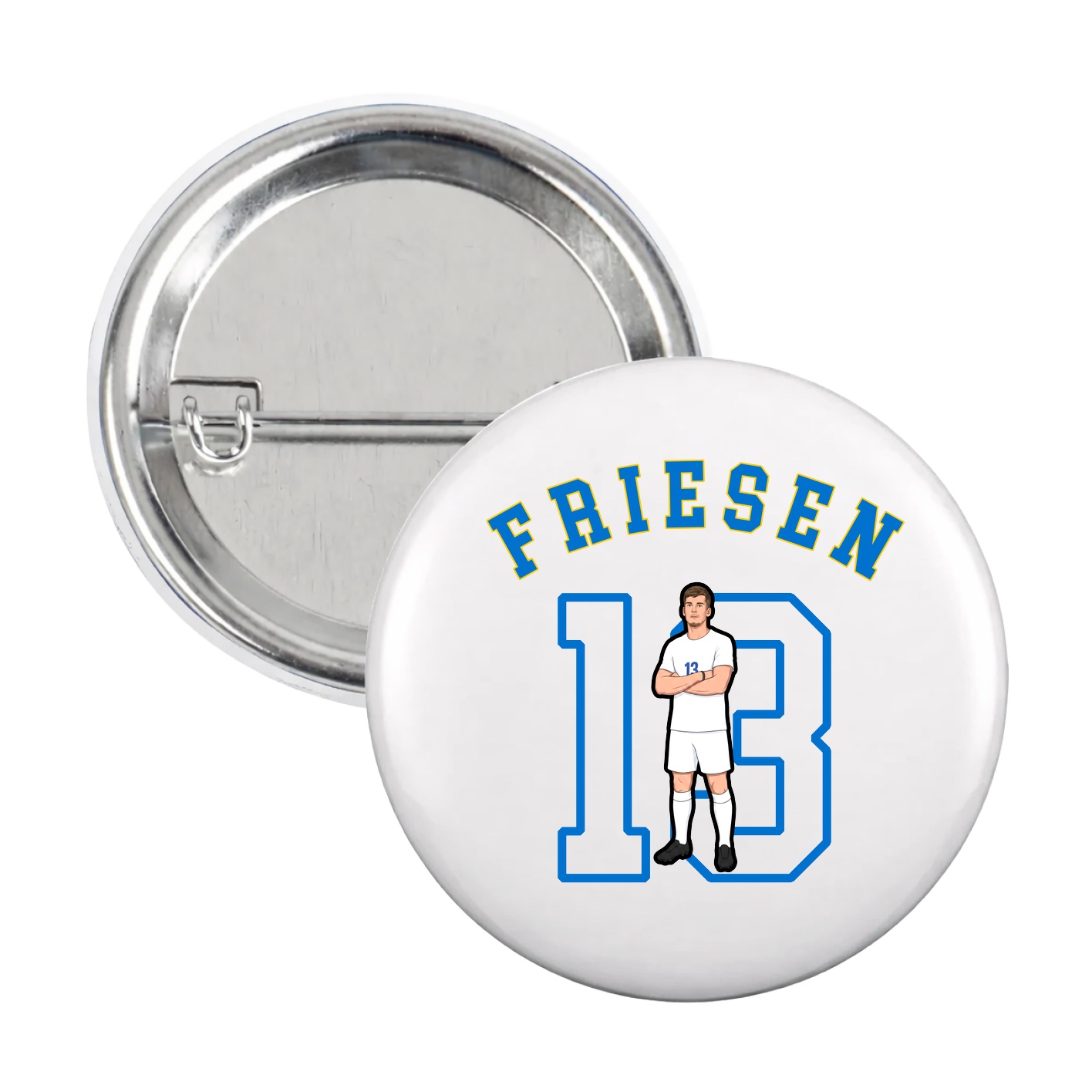 Game Day Button — Shirsey Arch in White