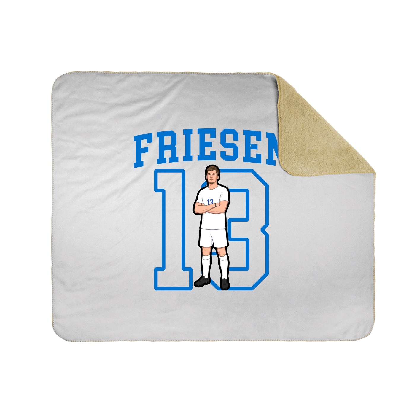 Throw Blanket — Shirsey in White