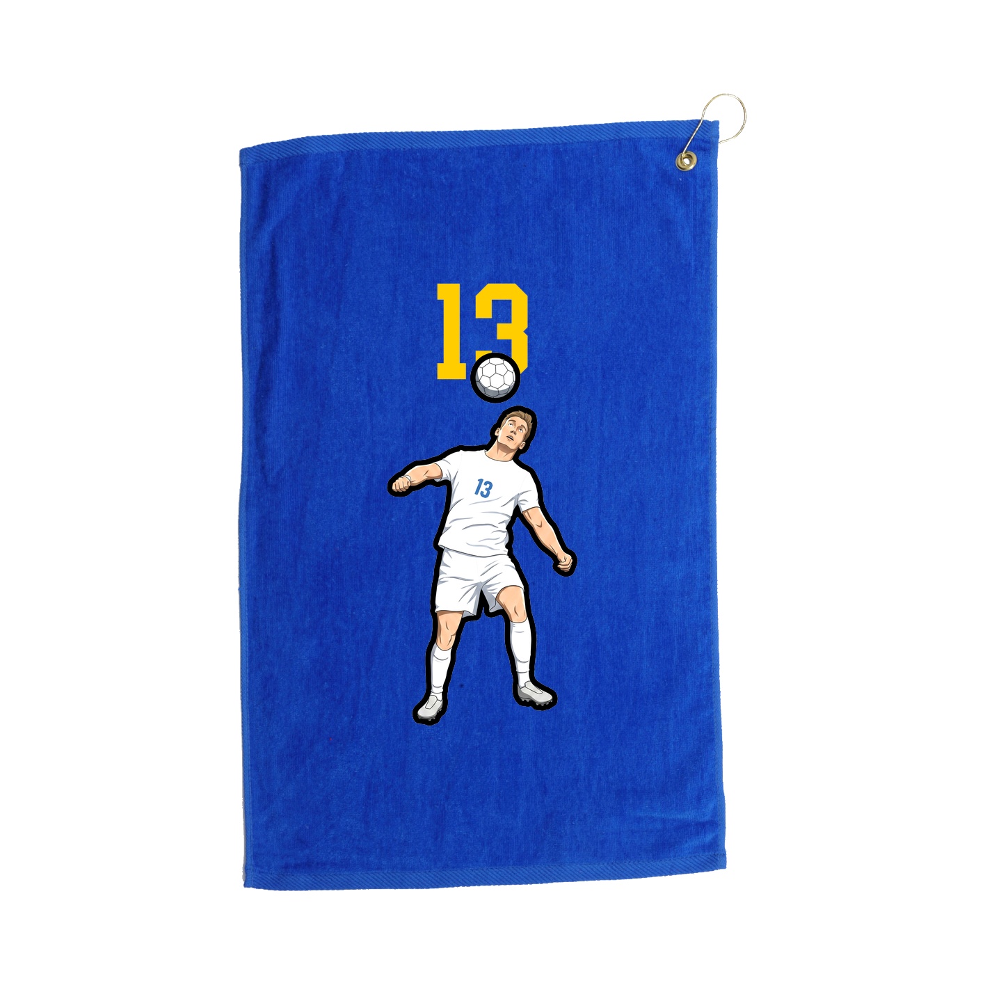 Golf Towel — Number Top in Royal