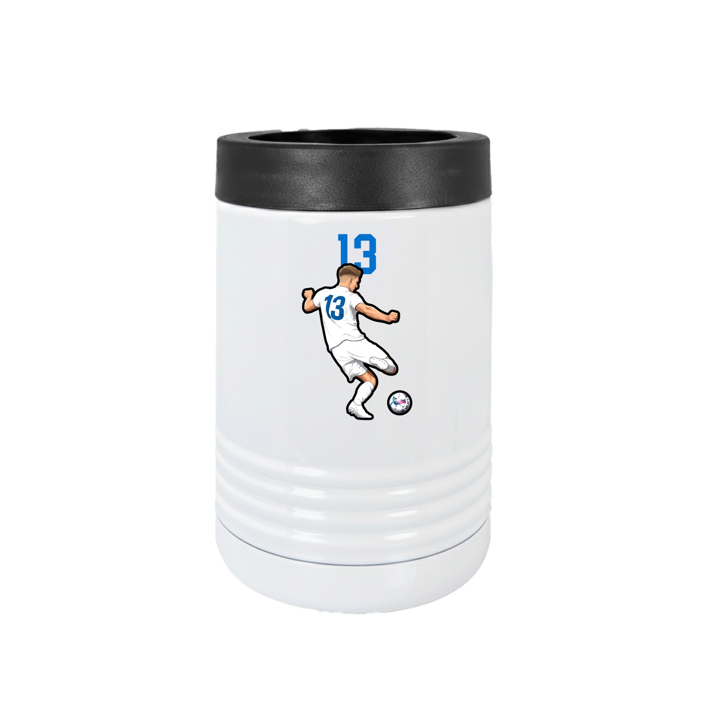 Beverage Holder — Number Top in White