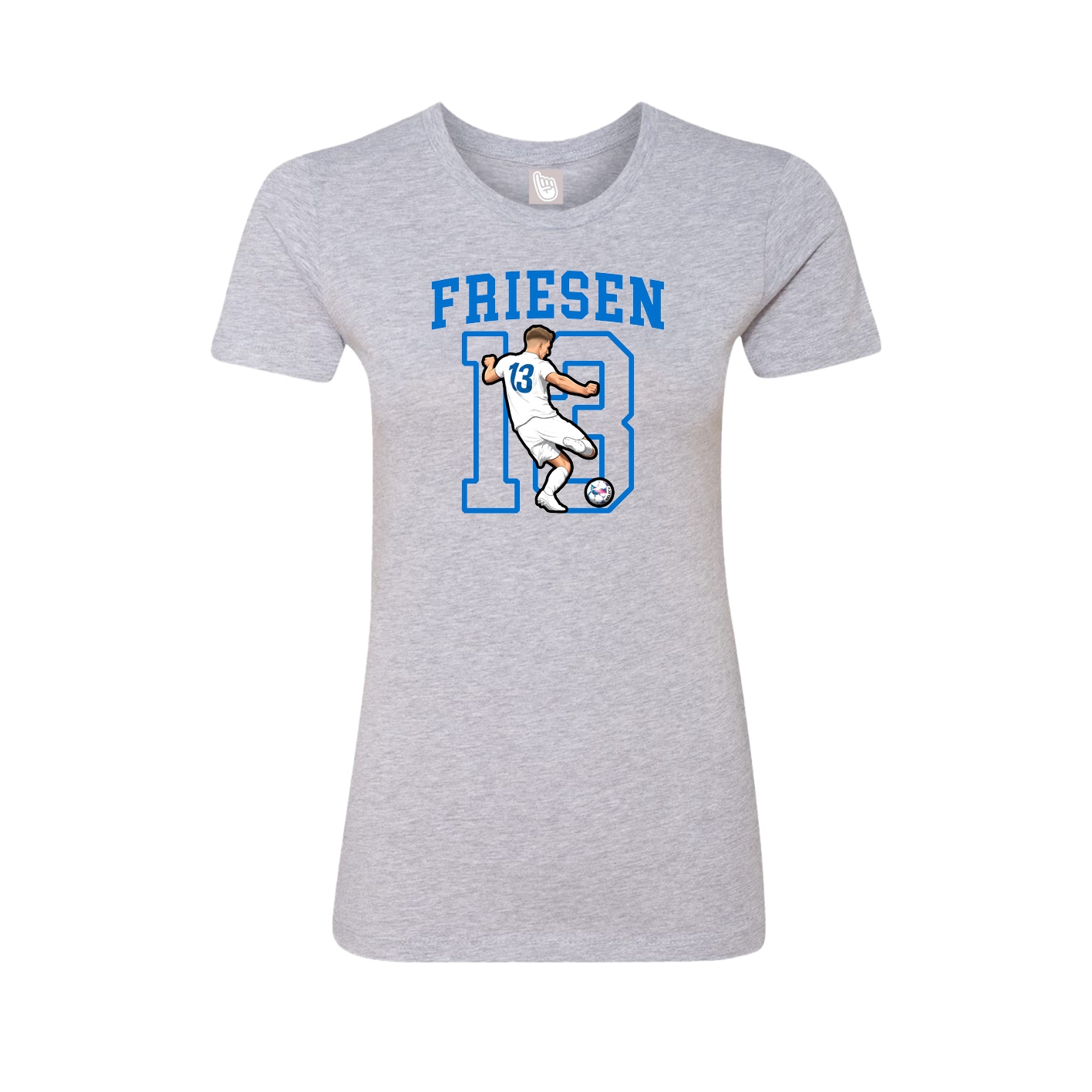 Fitted Women's Tee — Shirsey in Grey