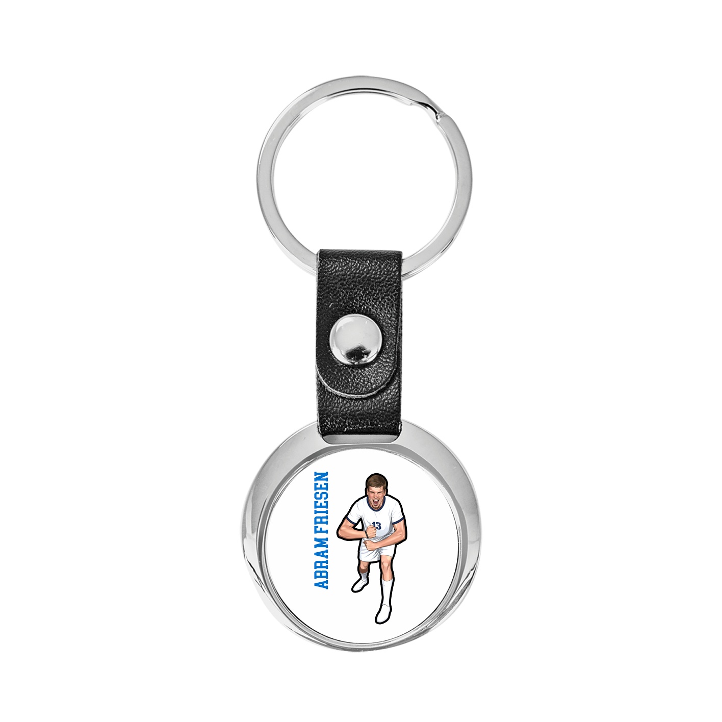 Key Chain — Name Vertical in Classic