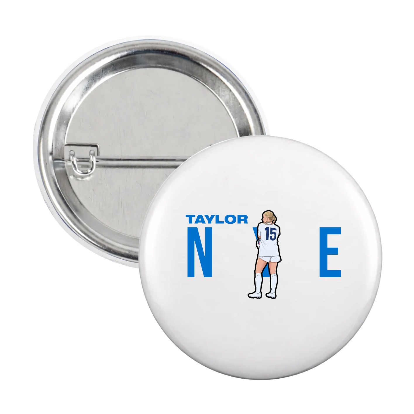 Game Day Button — Player Name in White