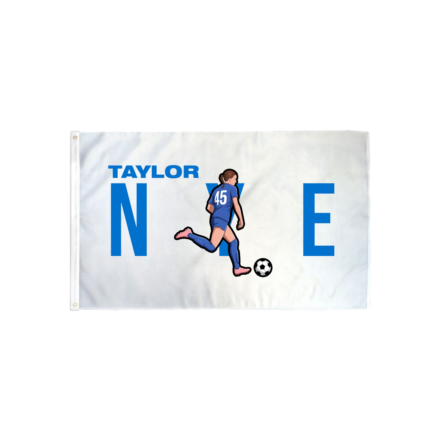 3x5 Flag — Player Name in Classic