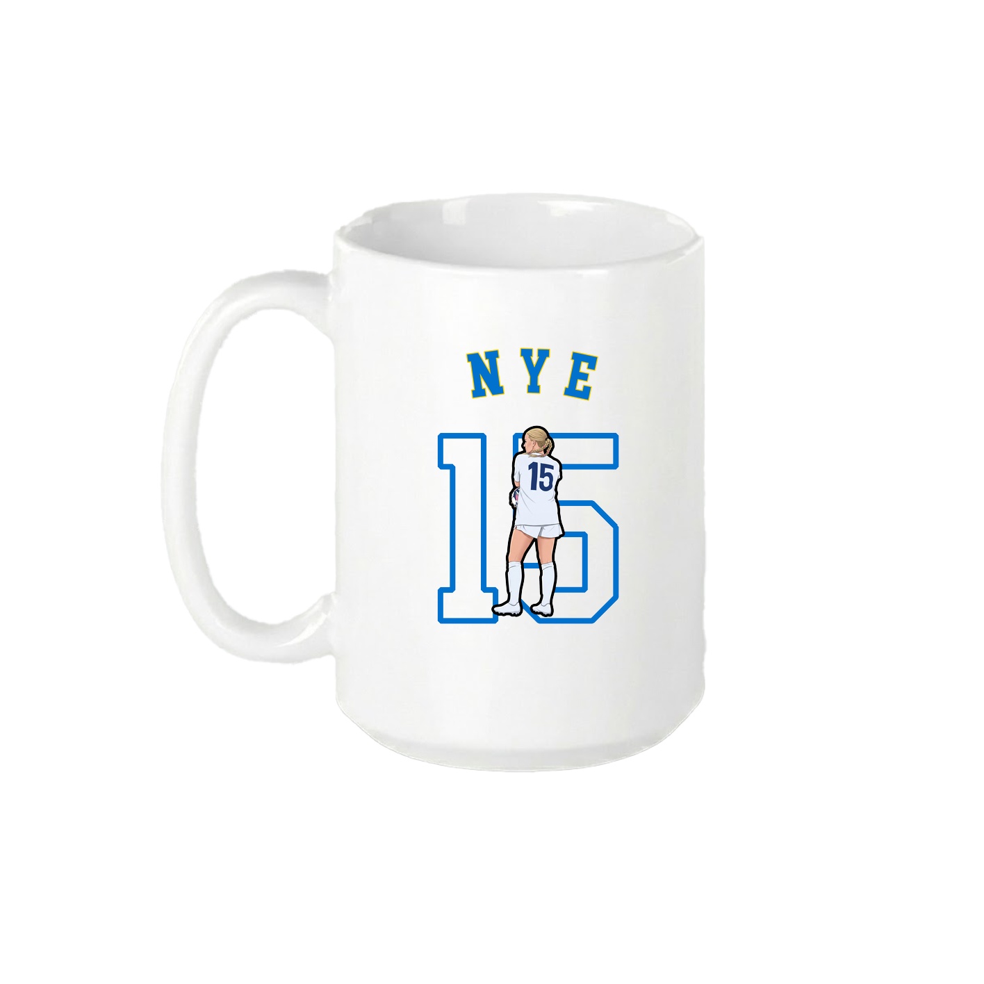 15oz Coffee Mug — Shirsey Arch in White