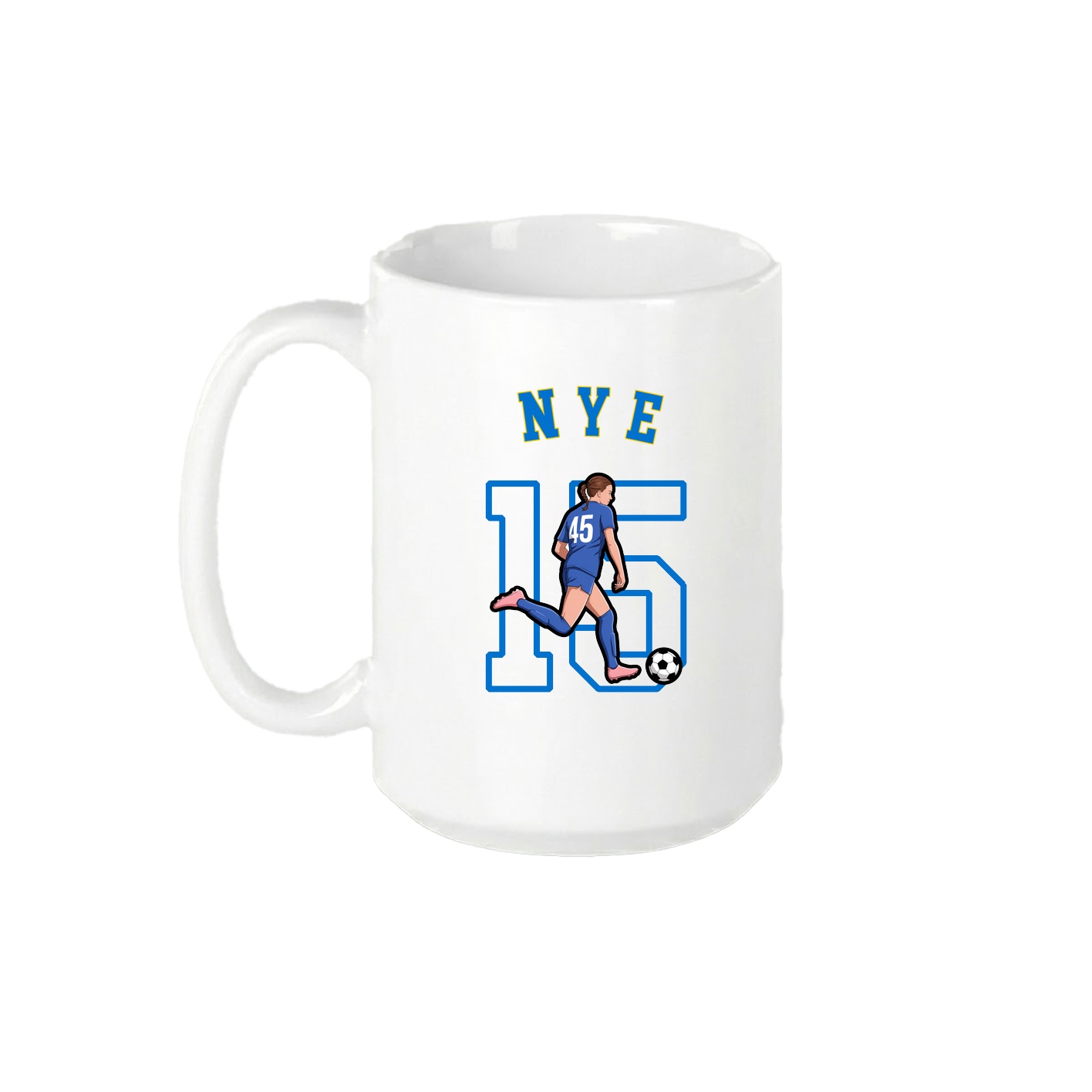 15oz Coffee Mug — Shirsey Arch in White