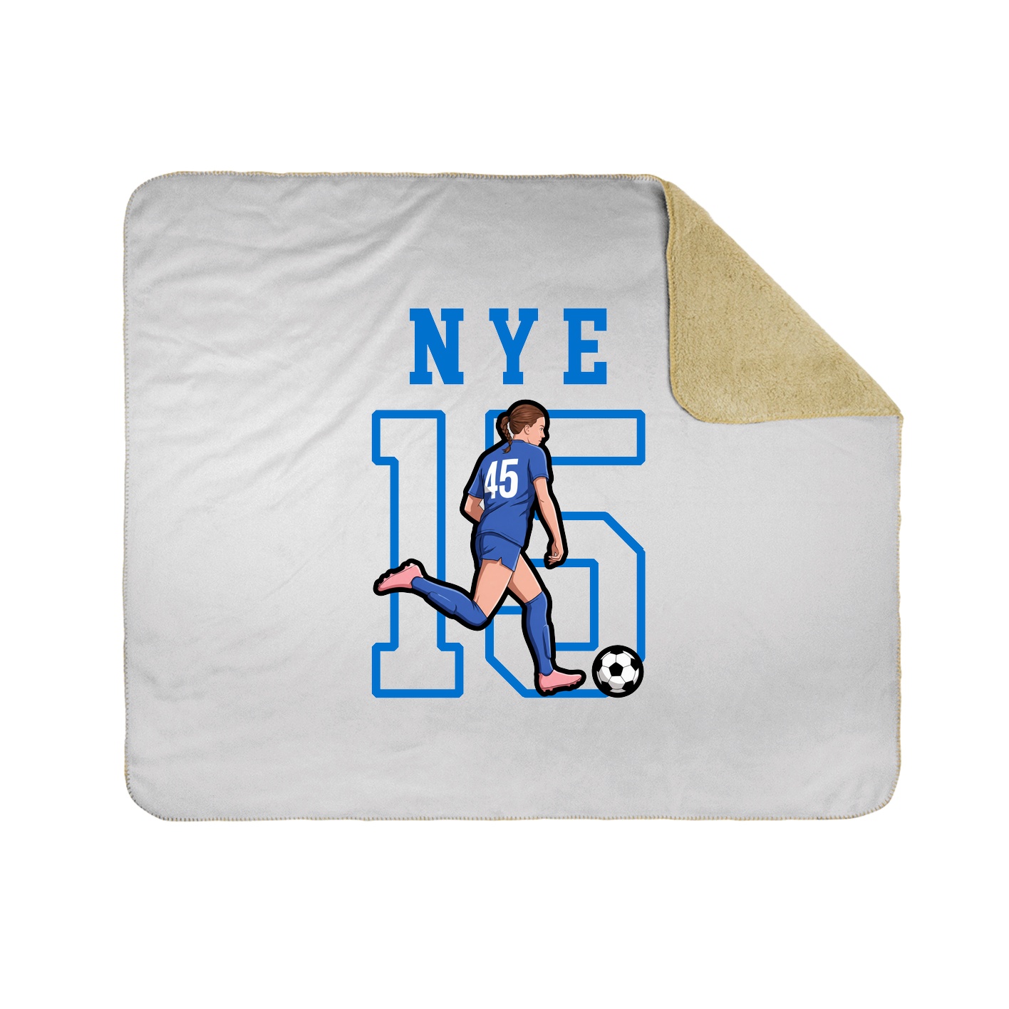 Throw Blanket — Shirsey in White