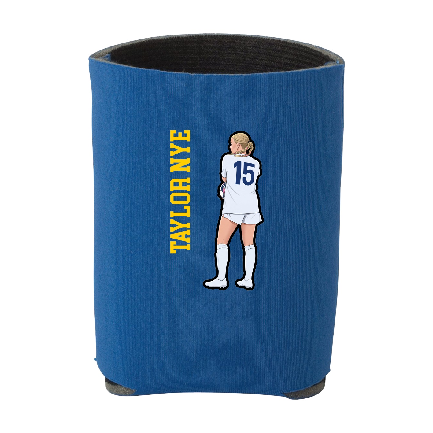 Can Holder — Name Vertical in Royal