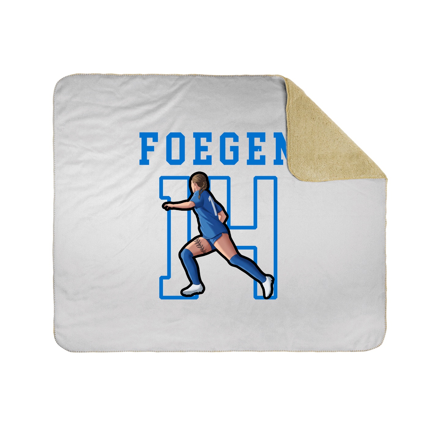 Throw Blanket — Shirsey in White