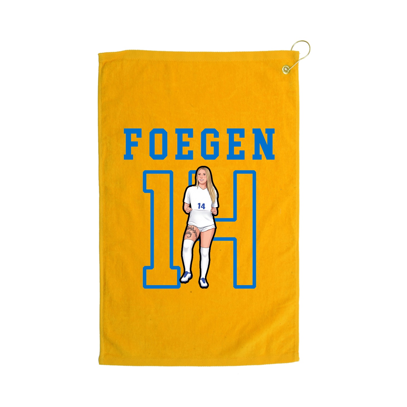 Golf Towel — Shirsey in Gold