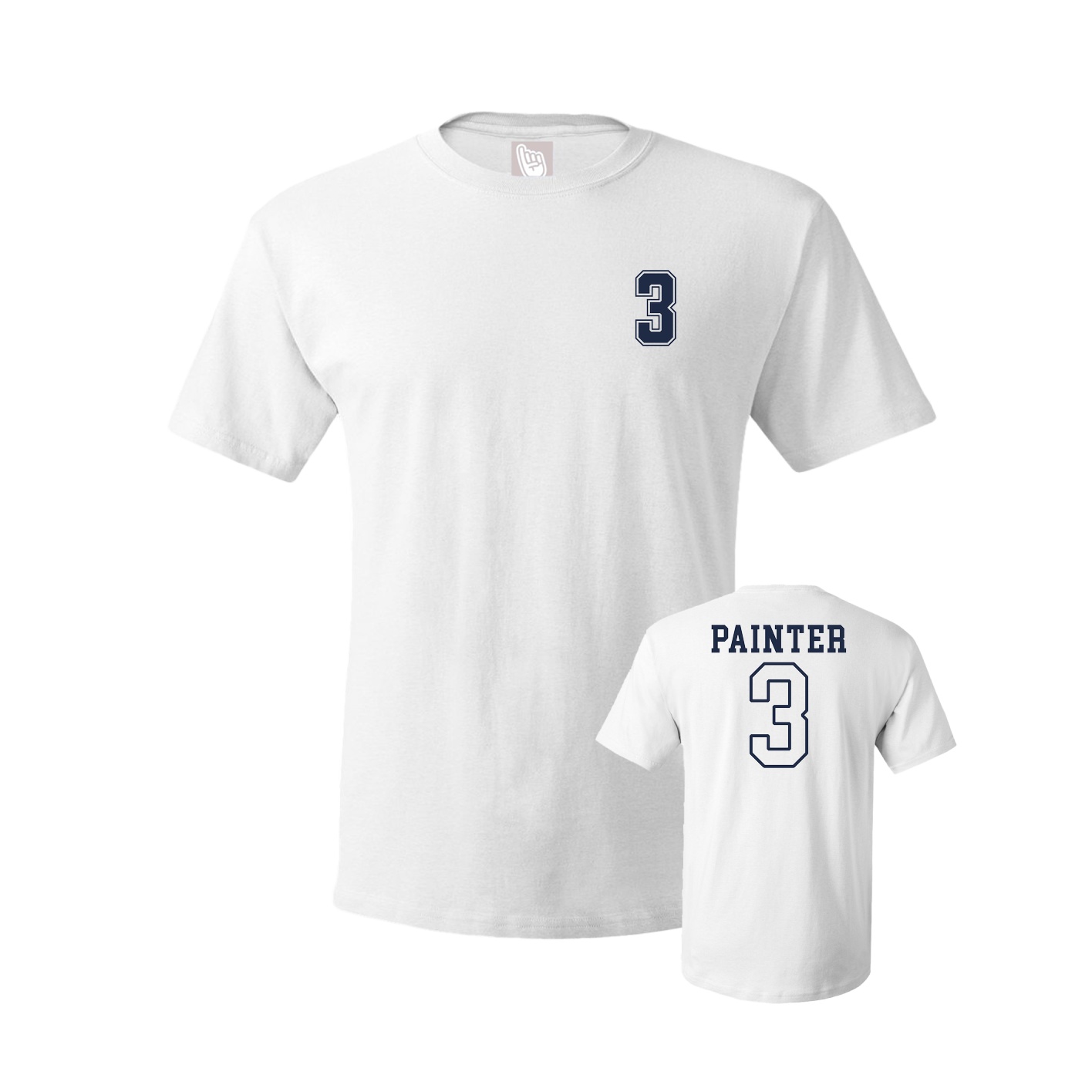 Tee — Chest Back in White