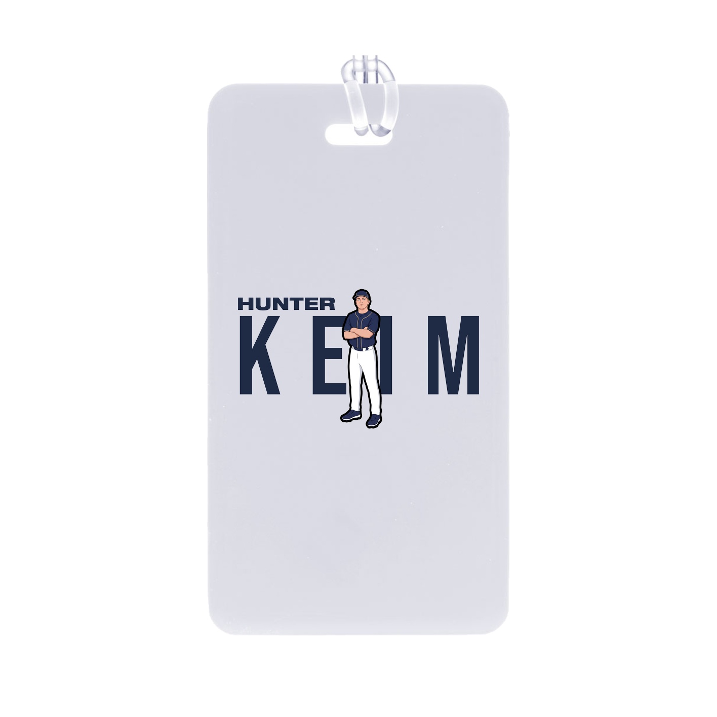 Bag Tag — Player Name in Classic