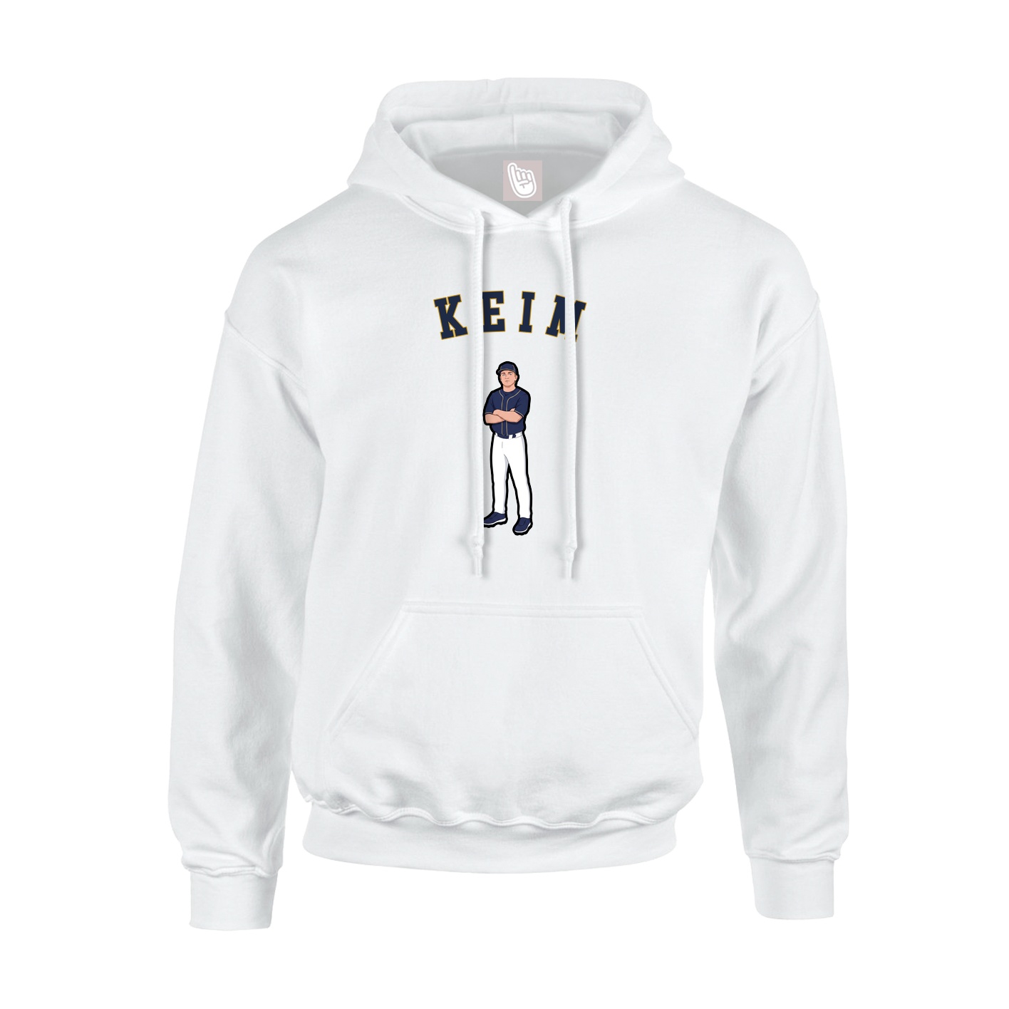 Youth Hoodie — Shirsey Arch in White