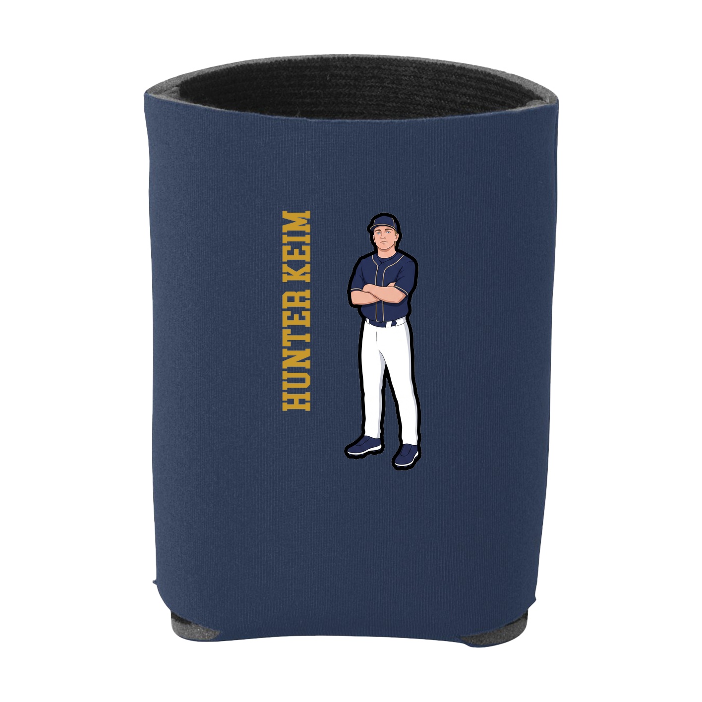 Can Holder — Name Vertical in Navy