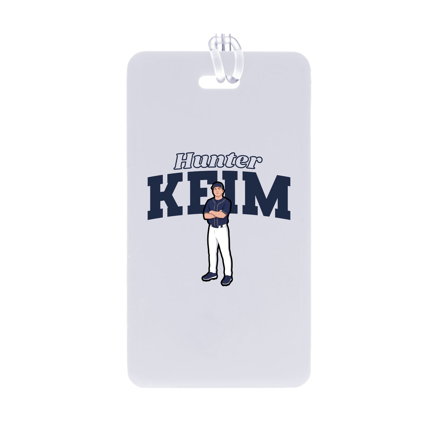 Bag Tag — Name Arch in Classic