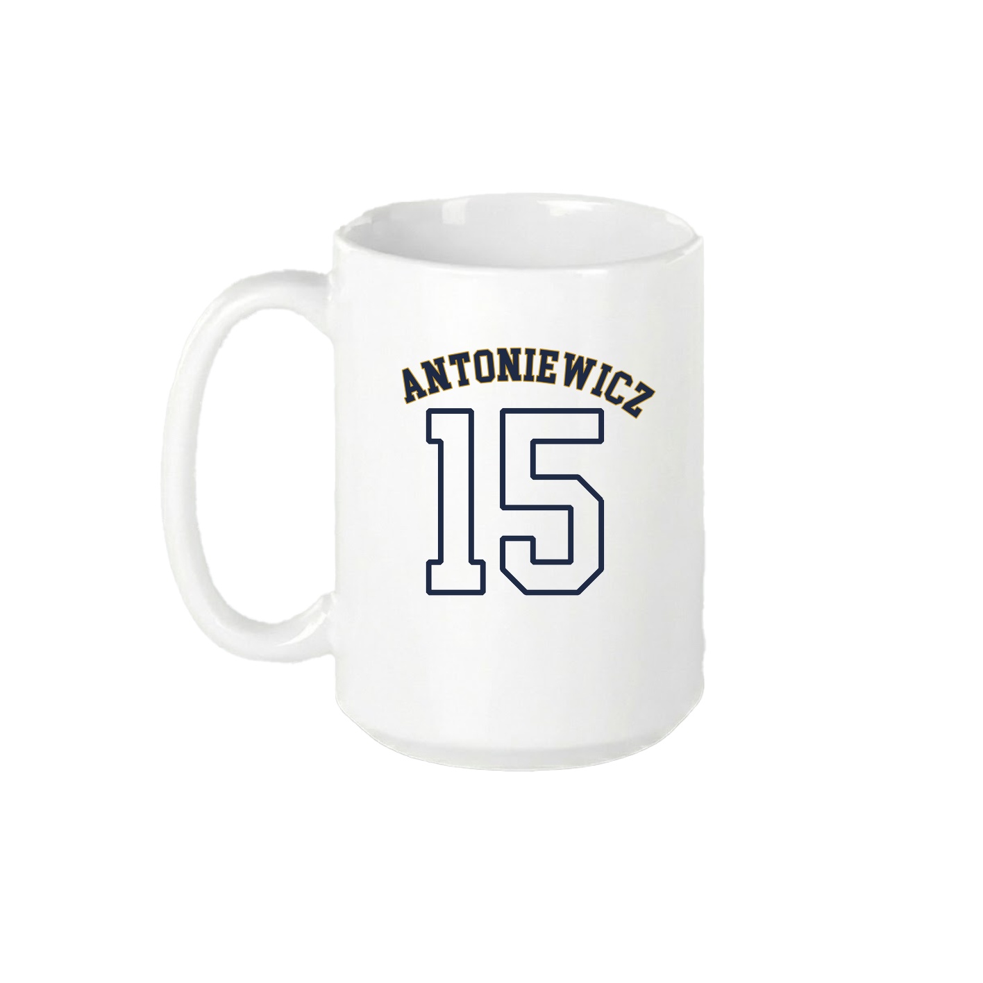 15oz Coffee Mug — Shirsey Arch in White