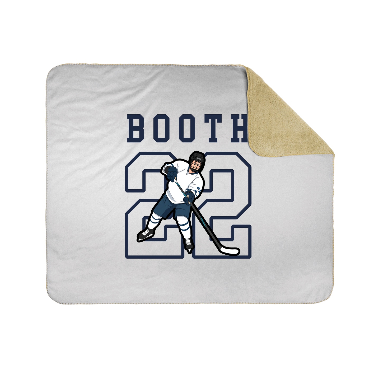 Throw Blanket — Shirsey in White