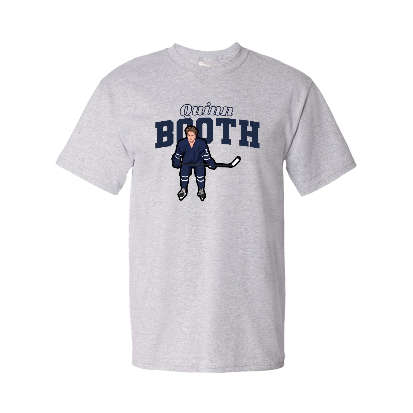 Tee — Name Arch in Grey