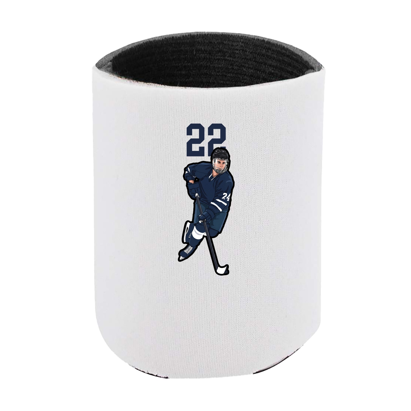Can Holder — Number Top in White
