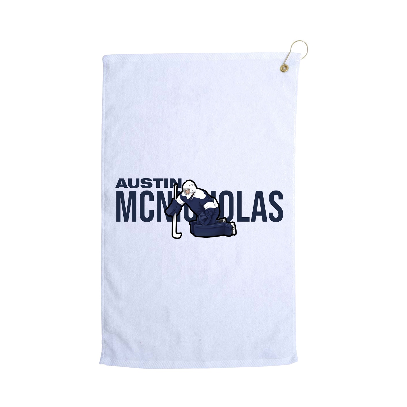 Golf Towel — Player Name in White