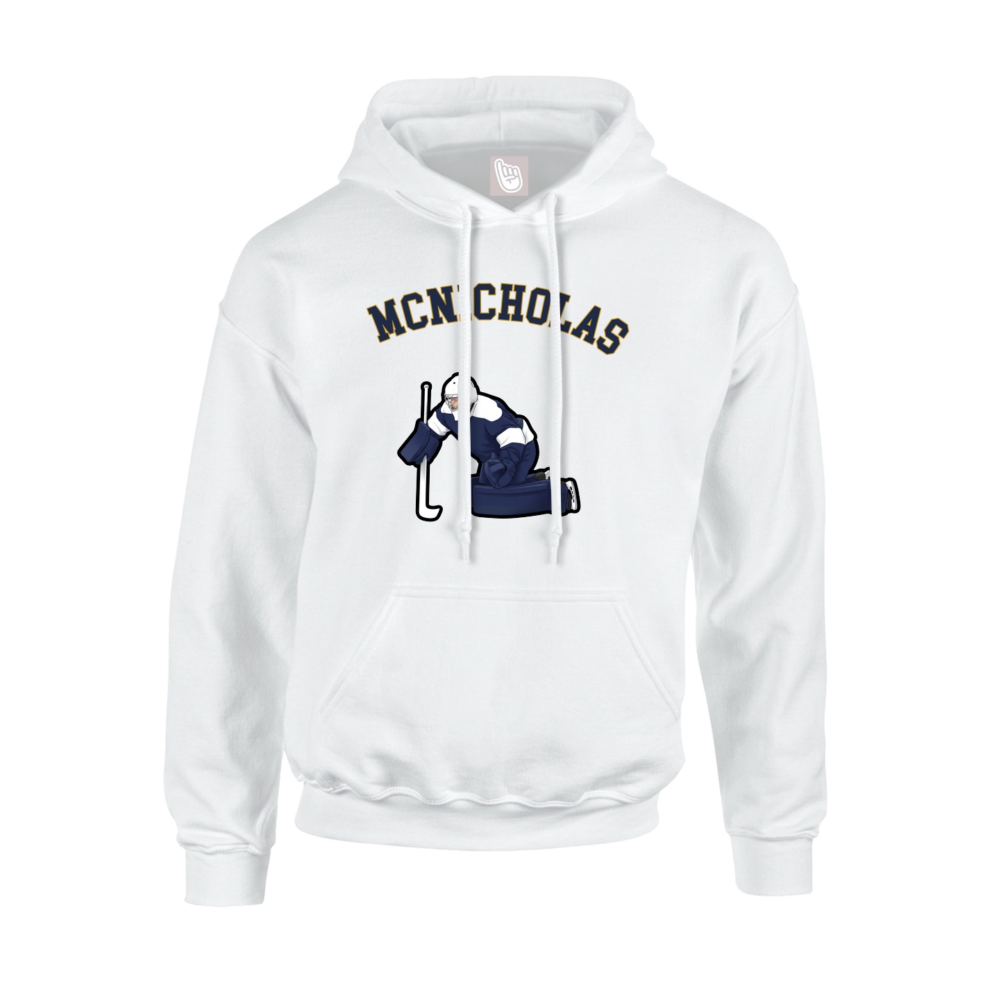 Hoodie — Shirsey Arch in White
