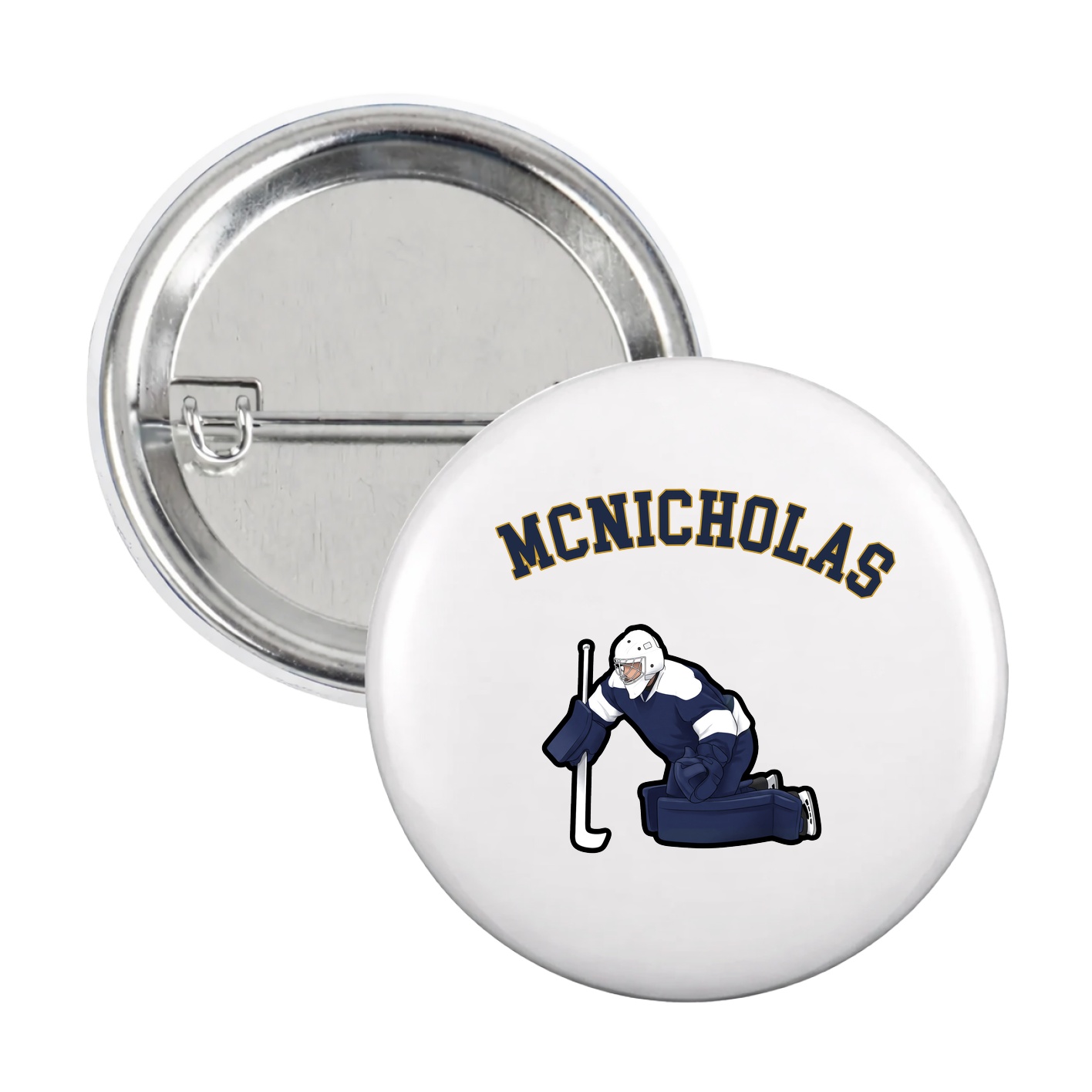 Game Day Button — Shirsey Arch in White