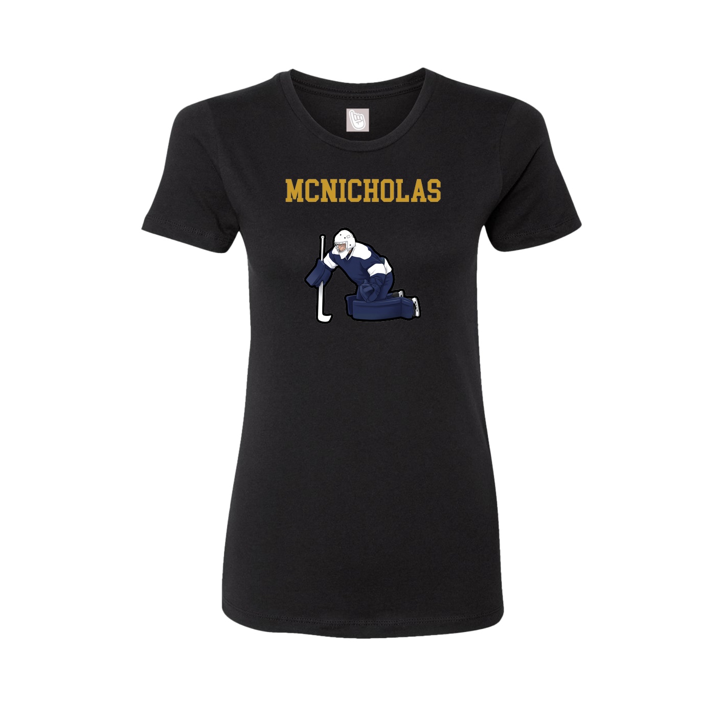 Fitted Women's Tee — Shirsey in Black