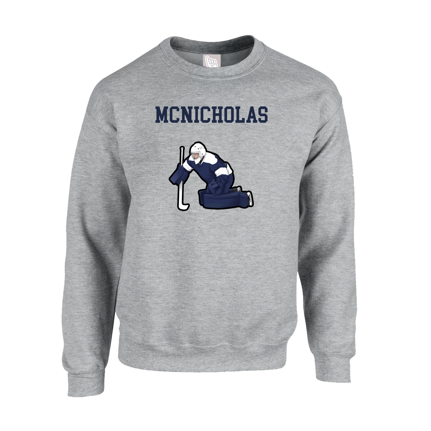 Fleece Crew — Shirsey in Grey