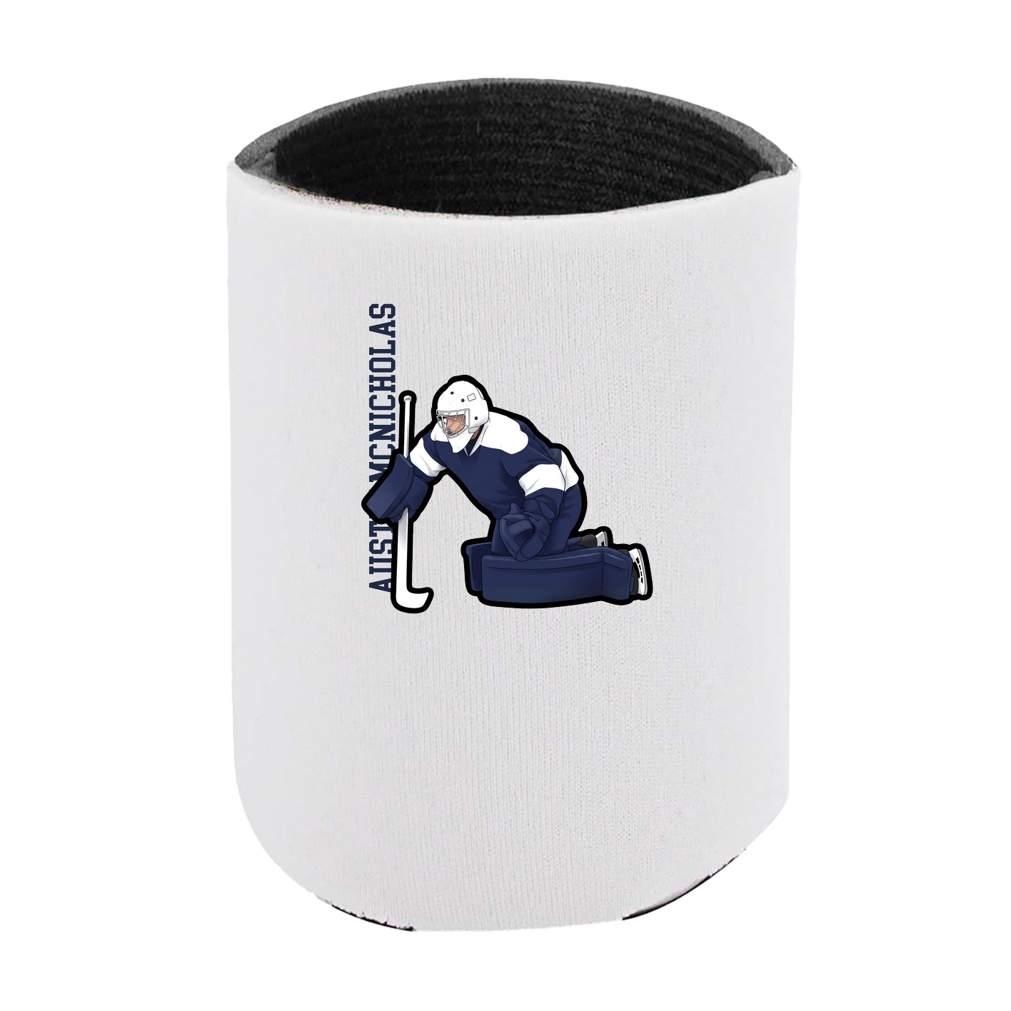 Can Holder — Name Vertical in White