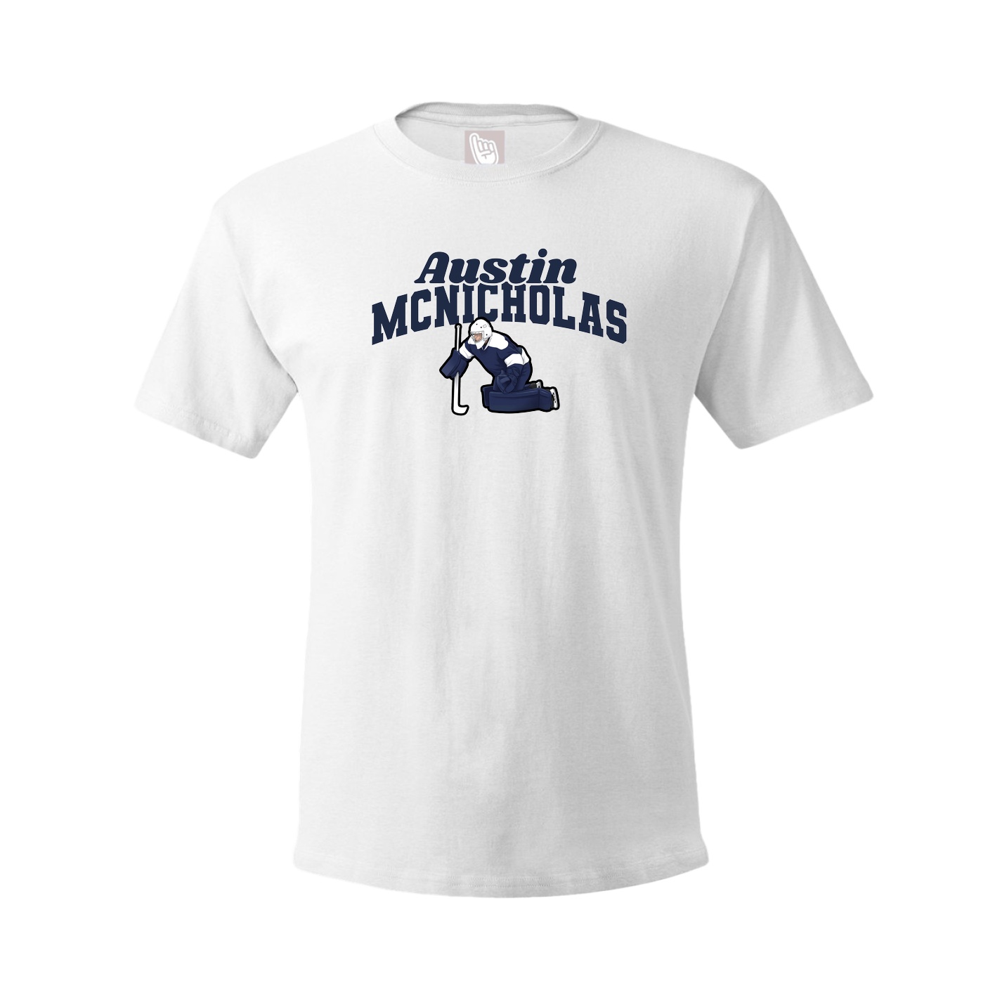 Youth Tee — Signature Arch in White