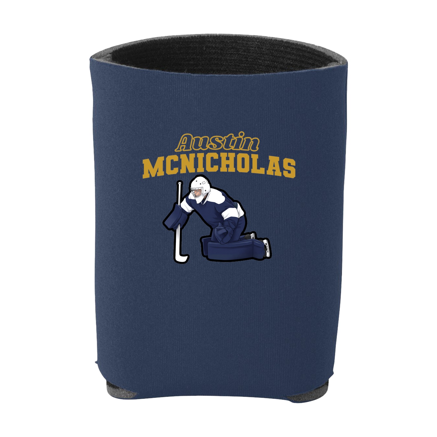 Can Holder — Name Arch in Navy