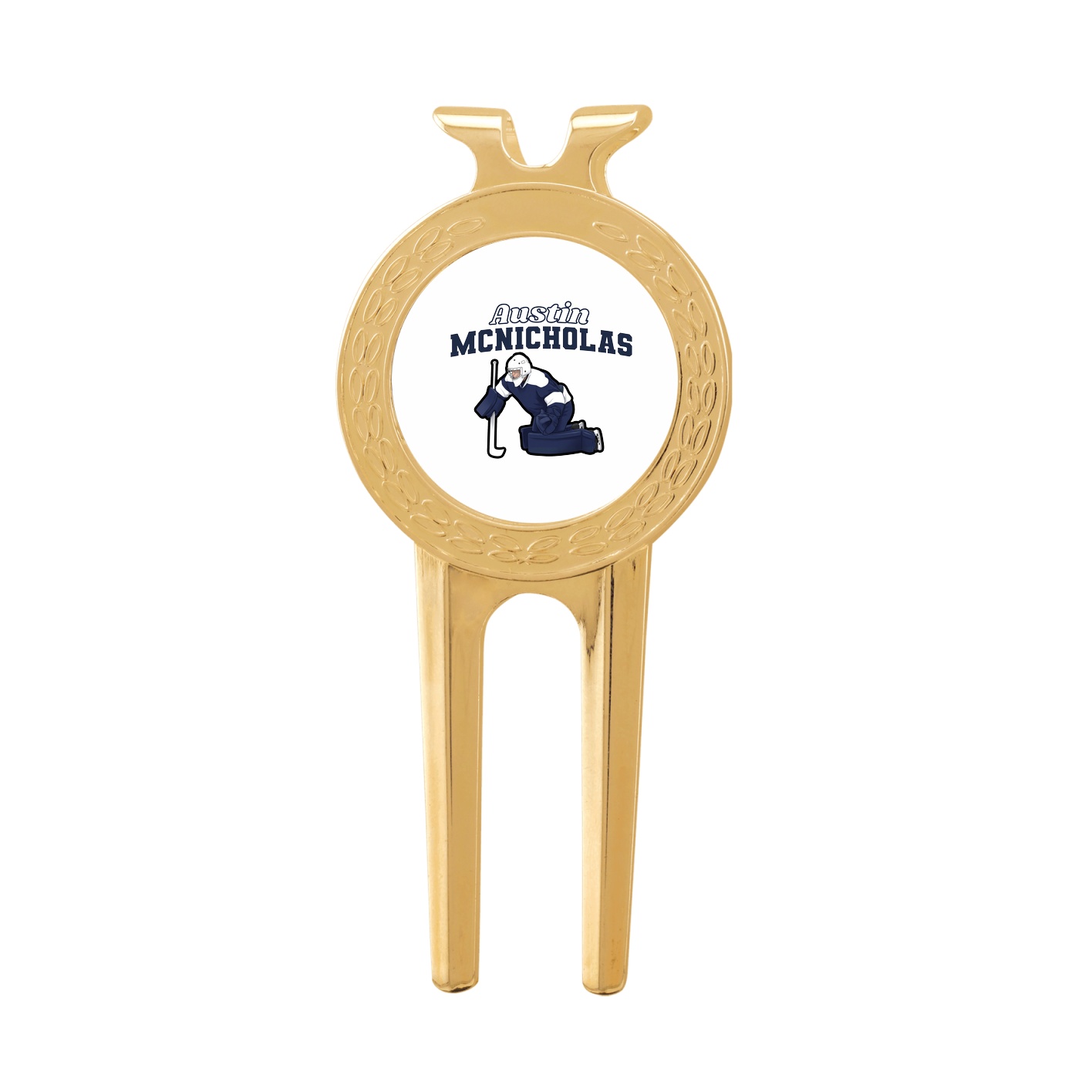 Divot Tool with Ball Marker — Name Arch in Classic