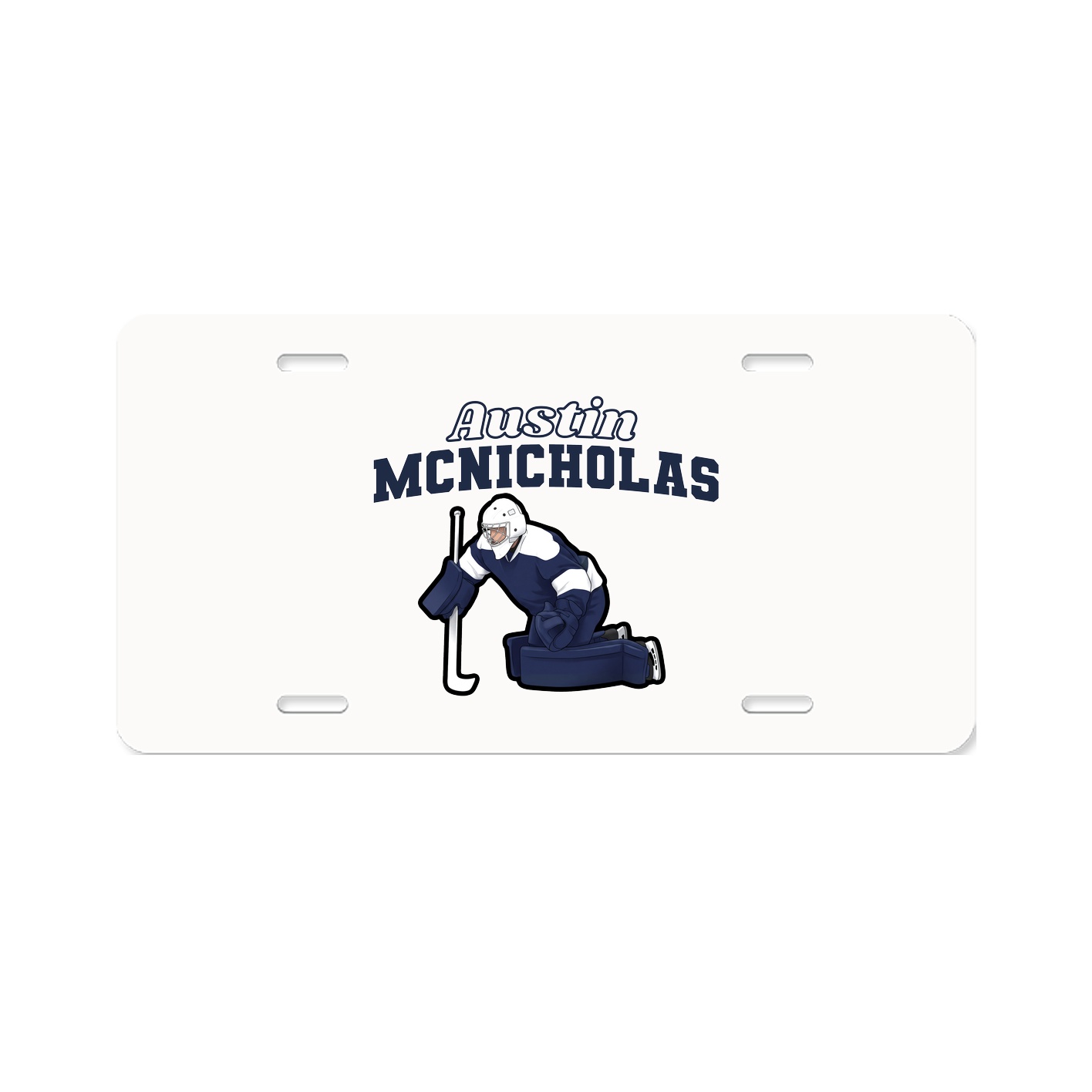 License Plate — Name Arch in Classic