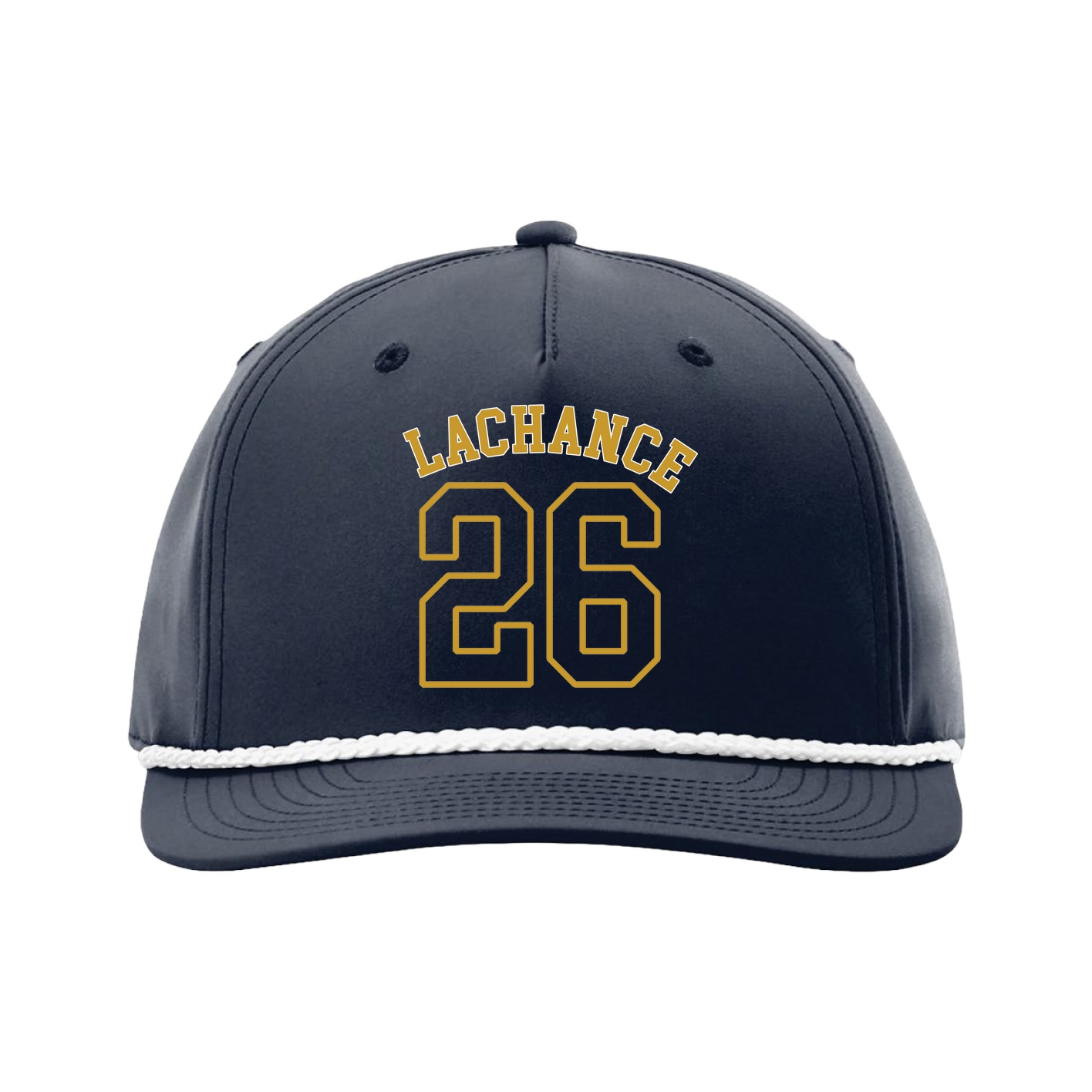Five-Panel Classic Rope Cap — Shirsey Arch in Navy