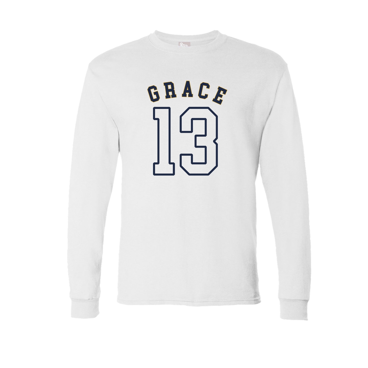 Long Sleeve Tee — Shirsey Arch in White